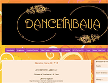 Tablet Screenshot of dancetribalia.com